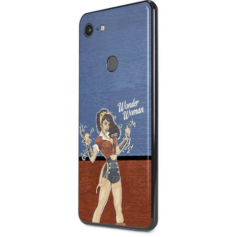 DC Comics Bombshells Wonder Woman Bombshell Google Pixel 3 XL Skin